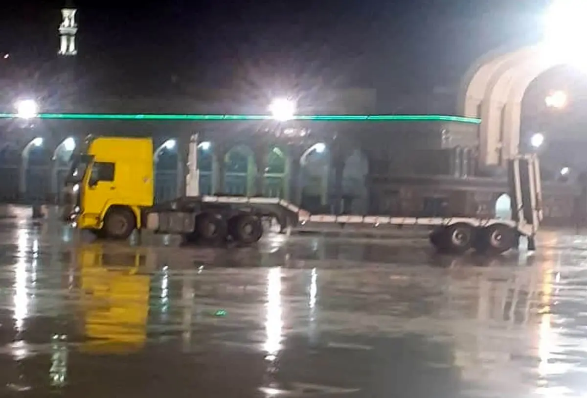 جزییات حمله راننده تریلی عصبانی به مسجد جمکران