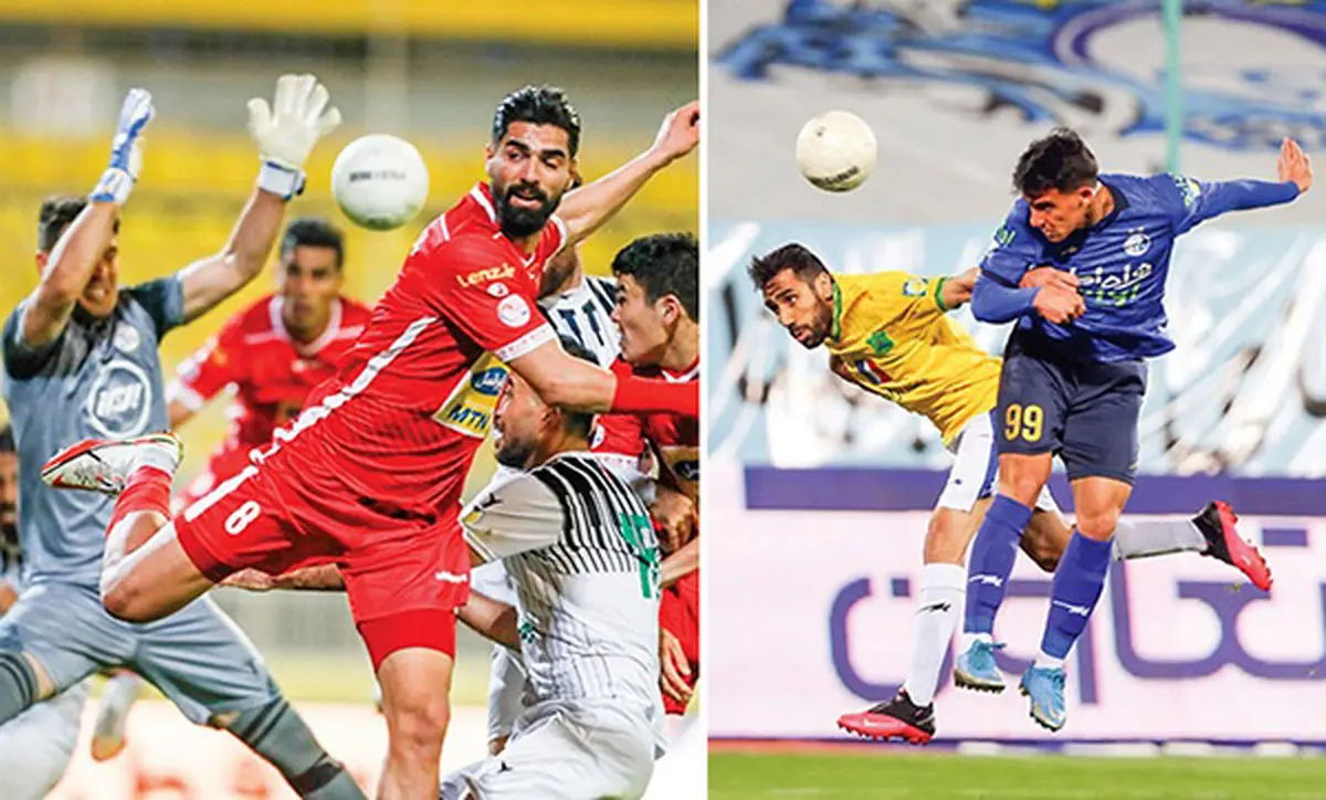 پرسپولیس و استقلال با‌ سه ضربه سر به استقبال دربی رفتند
