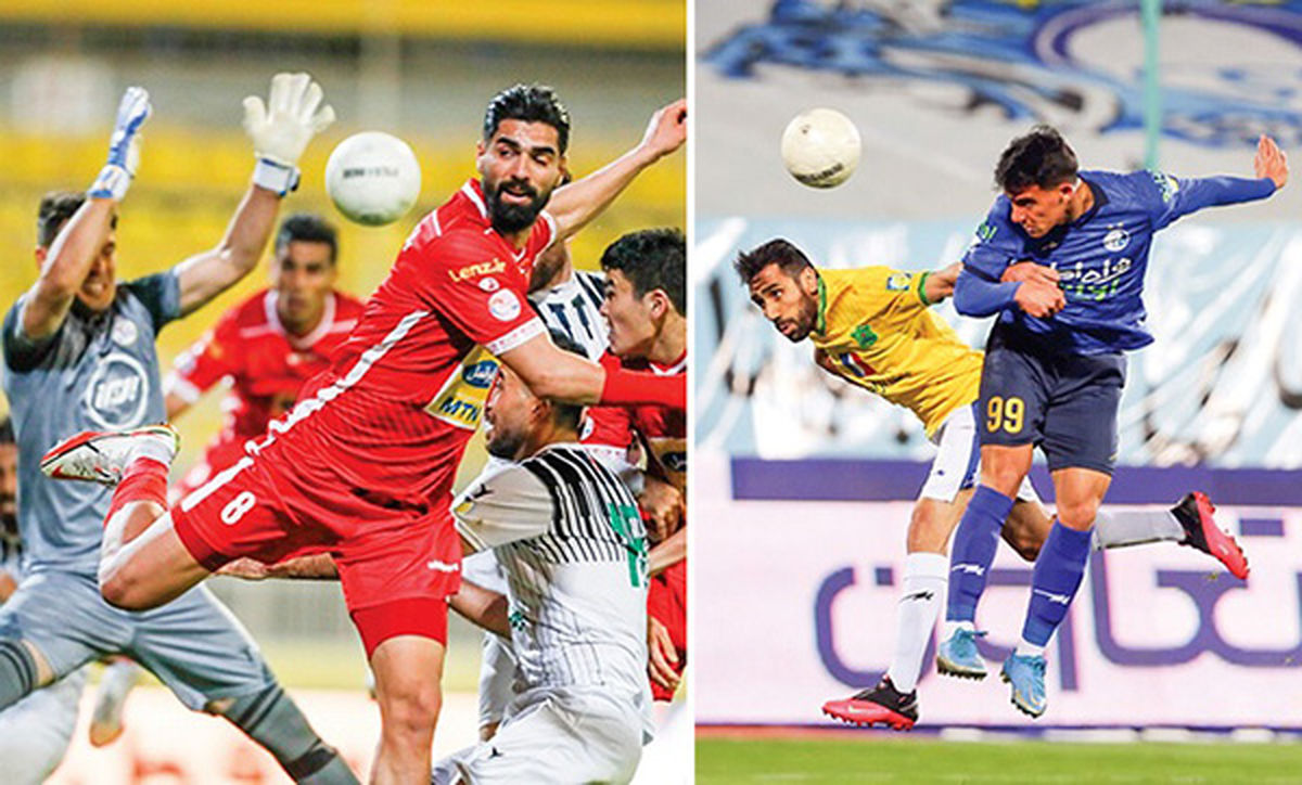 پرسپولیس و استقلال با‌ سه ضربه سر به استقبال دربی رفتند
