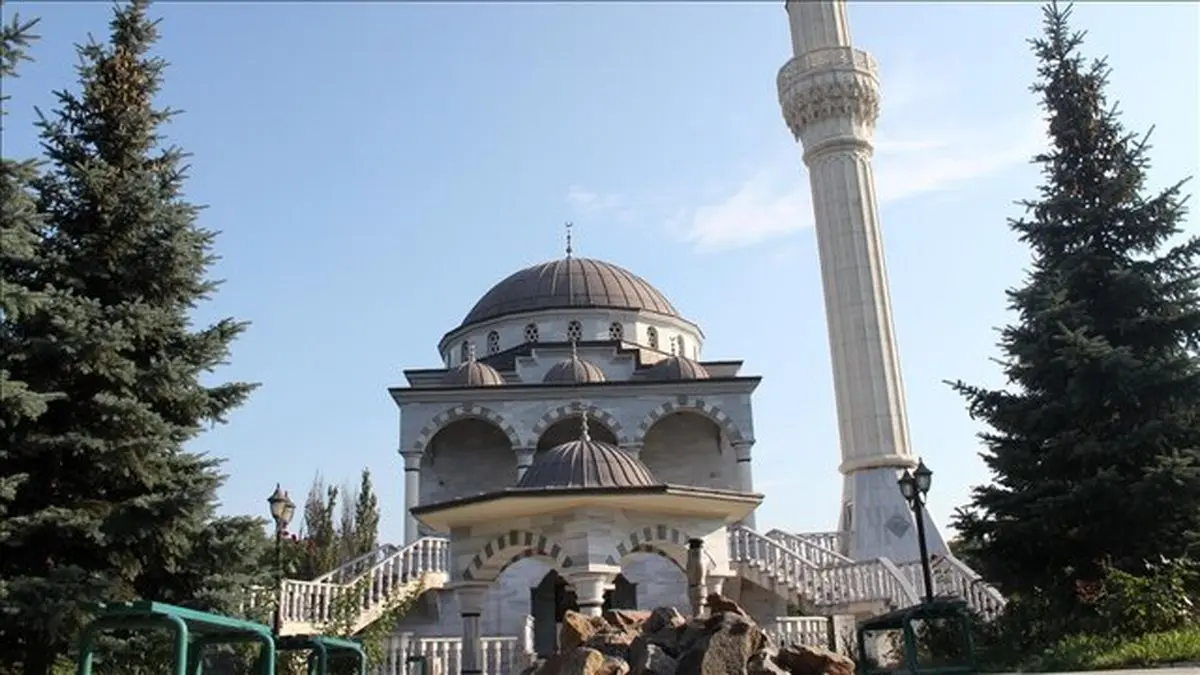 مسجد سلطان سلیمان ماریوپول اوکراین آسیبی ندیده است