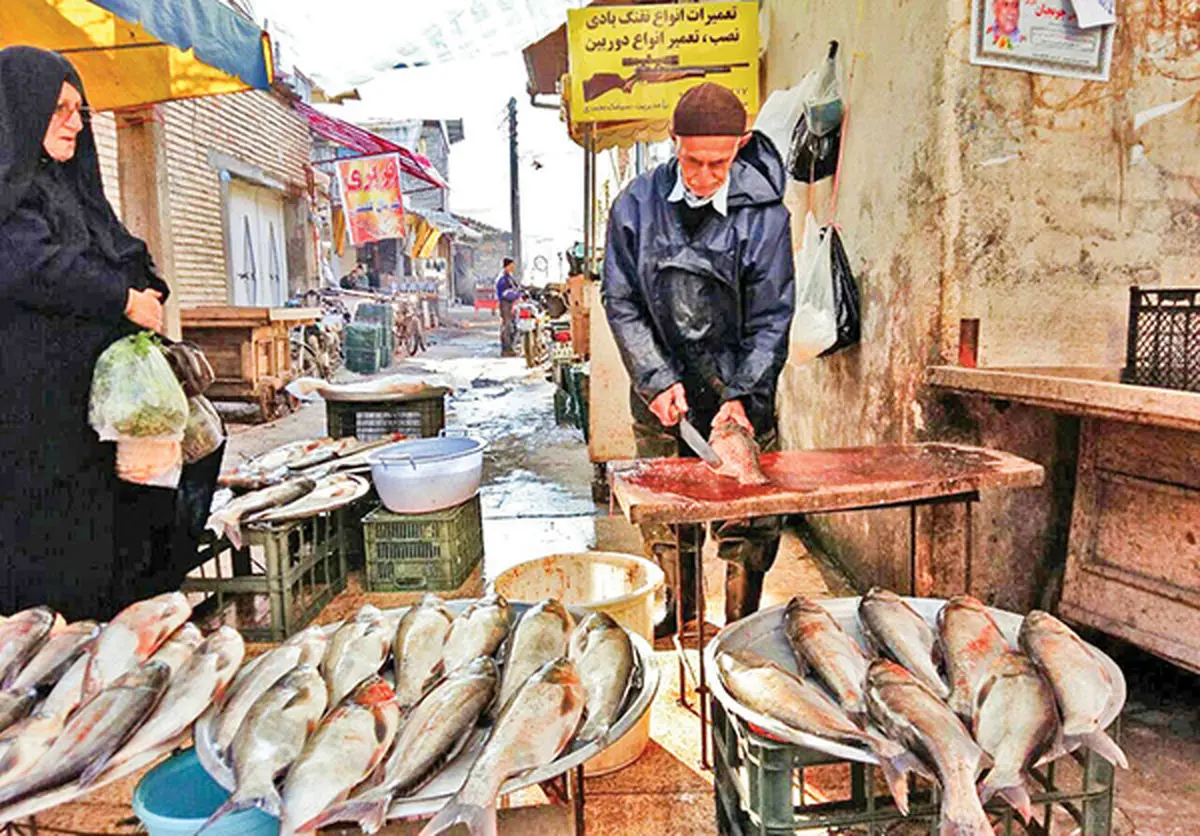 تورم علیه سنت سبزی‌پلو با ماهی شب عید