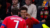 گل دوم پاری‌سن‌ژرمن به بایرلورکوزن توسط دوئه