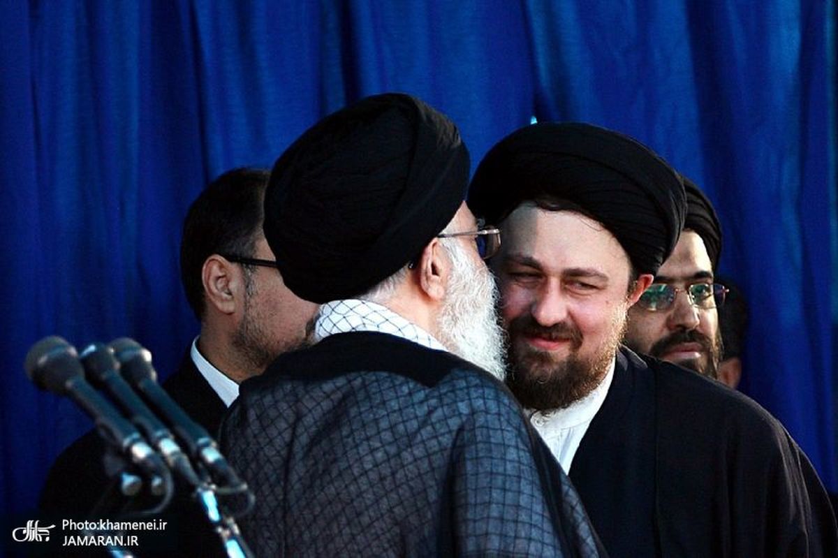 ببینید | واکنش رهبر انقلاب به شعارها هنگام سخنرانی سید حسن خمینی
