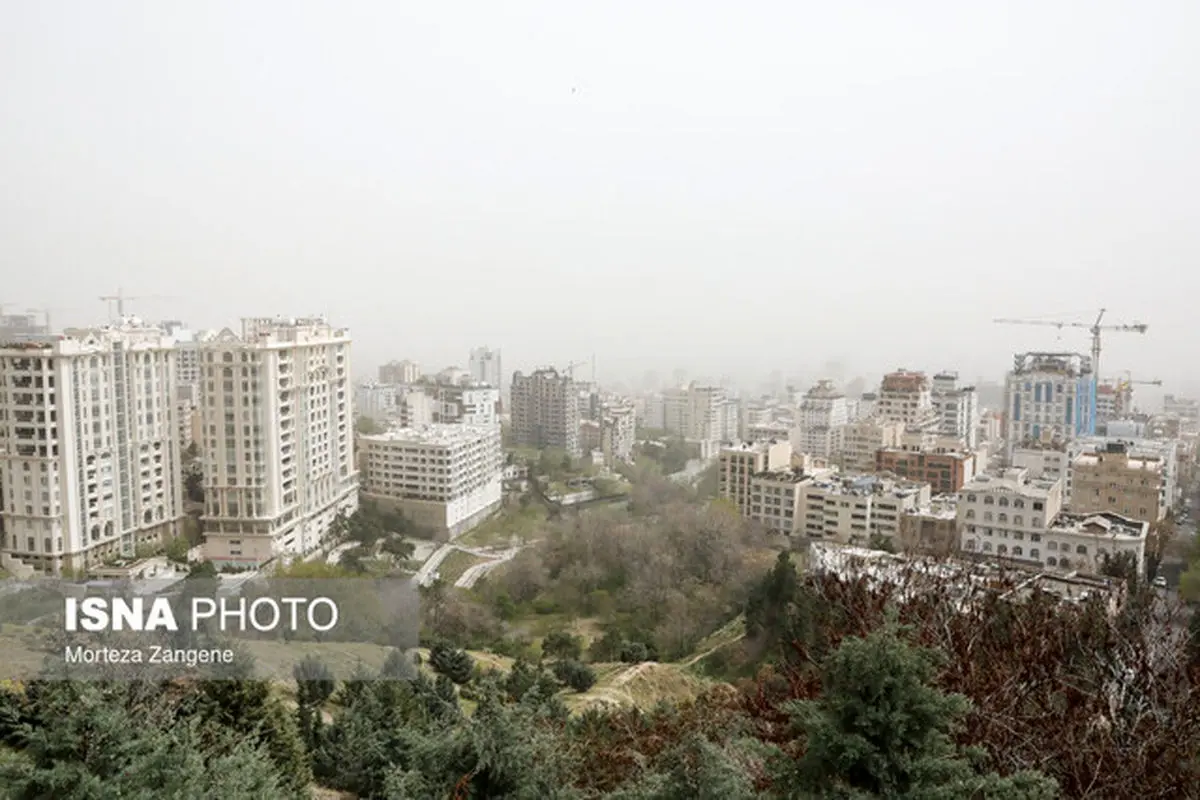 وزش باد شدید و خیزش گرد و خاک در جنوب و غرب تهران