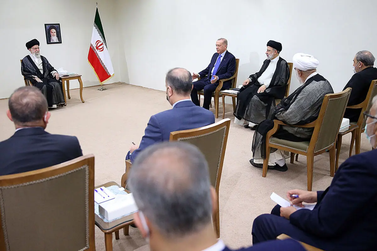 گزارش تصویری | دیدار رجب‌طیب اردوغان با رهبر انقلاب