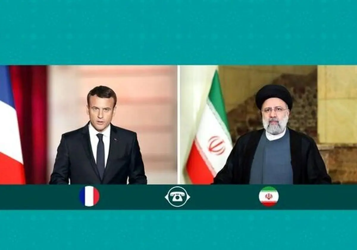 پیام مکرون به رییس جمهور ایران