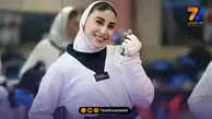 مبارزه ناهید کیانی مقابل حریف آمریکایی