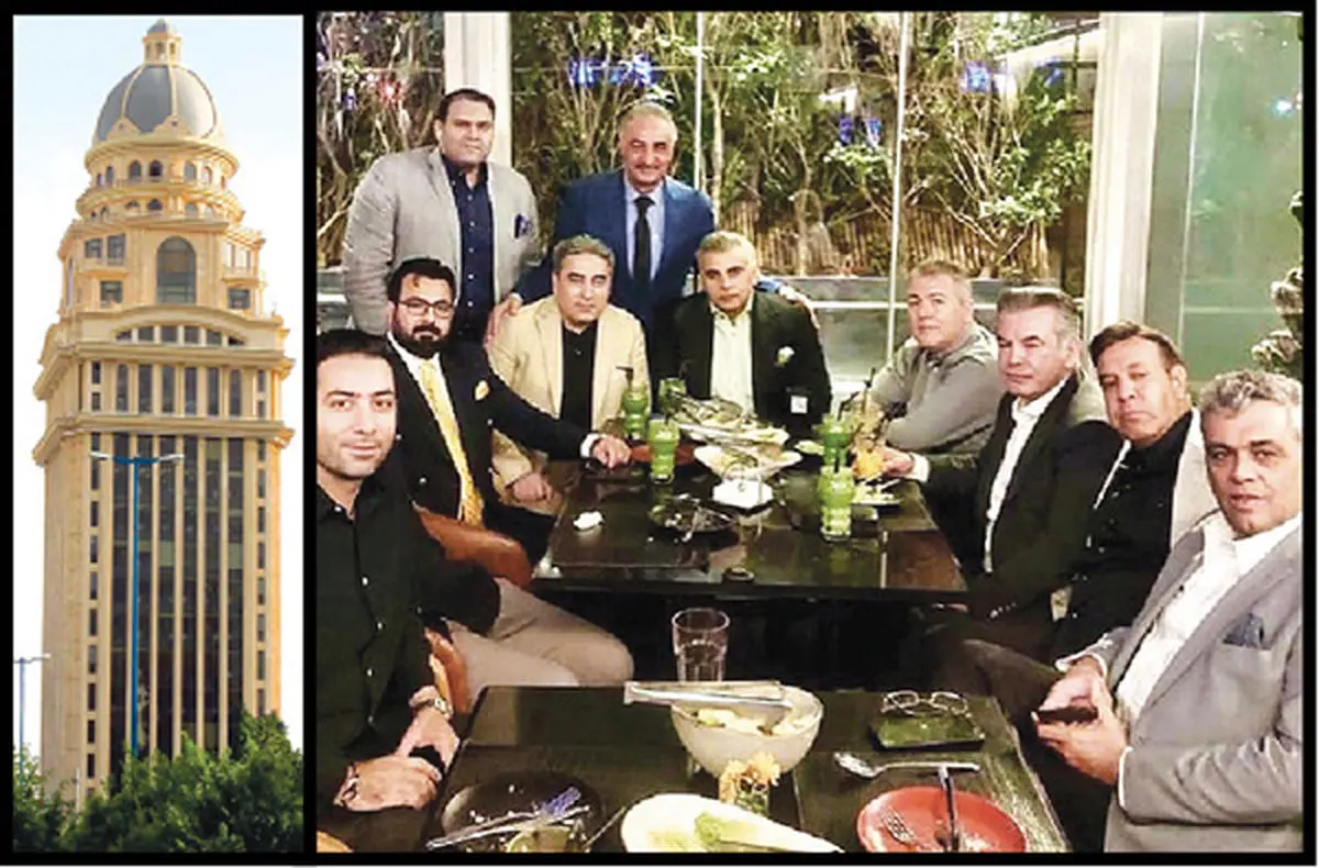 ضیافت برج‌سازان بزرگ تهرانی در ‌رستوران علی دایی