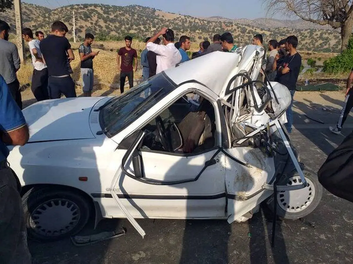 شش سرنشین پراید در تصادف با خاور جان باختند