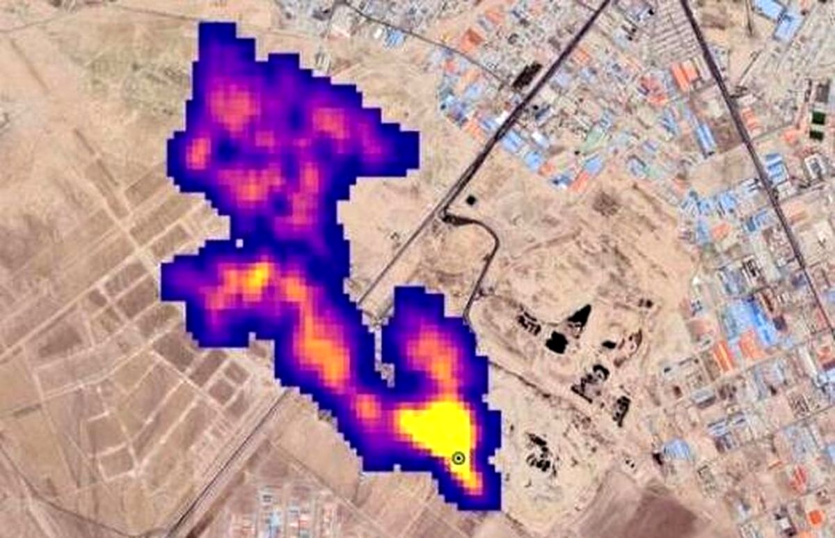 شناسایی ابر پنج کیلومتری گاز متان بر فراز آسمان تهران