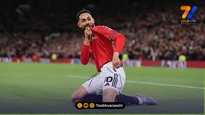 گل دوم منچستریونایتد به برایتون با ضربه میسون مونت
