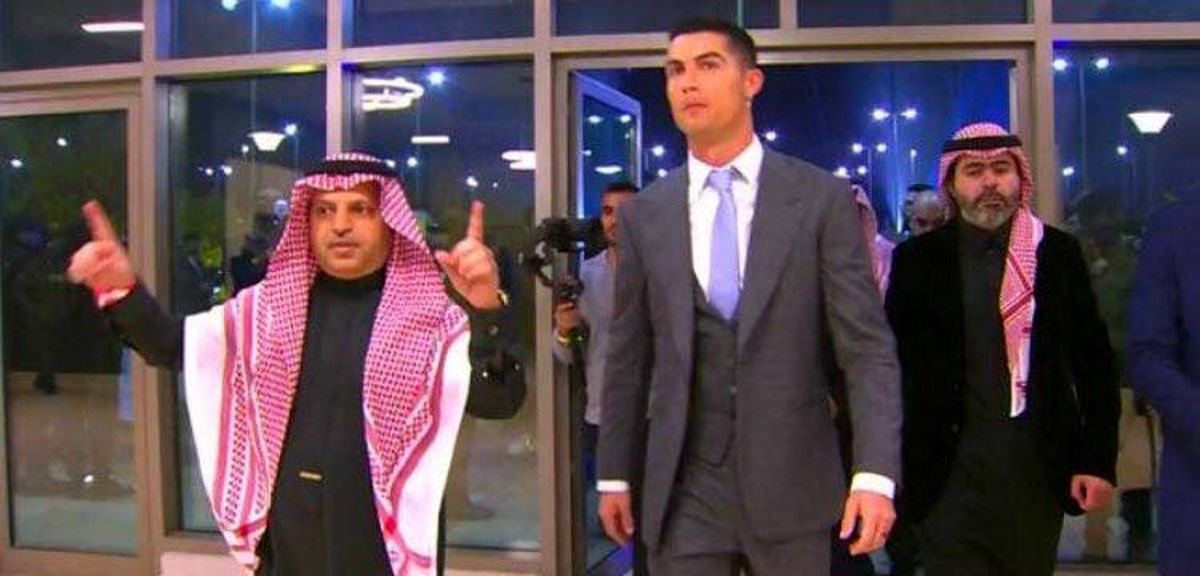 کریس رونالدو ریاض را بههم ریخت؛ استقبال شگفتانگیز عربستانیها