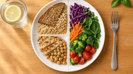 چطور بشقاب غذا را برای کاهش وزن بچینیم؟ یک فرمول ساده و کاربردی