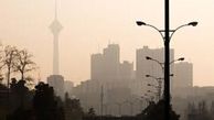 کیفیت هوای تهران در وضعیت هشدار