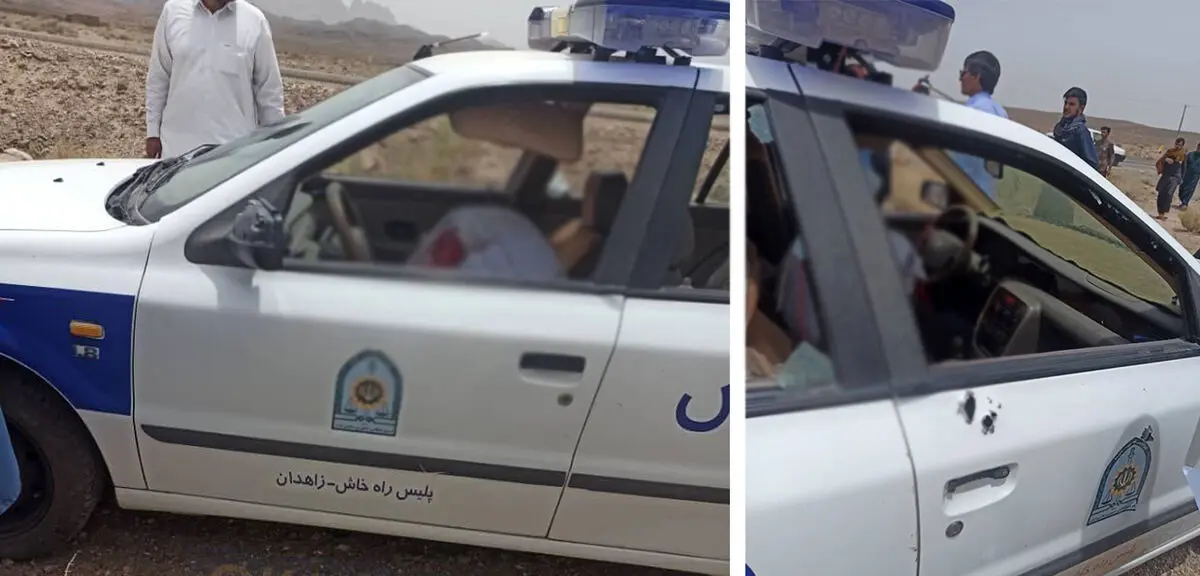 سه نفر از کارکنان پلیس راه شمال سیستان و بلوچستان به شهادت رسیدند