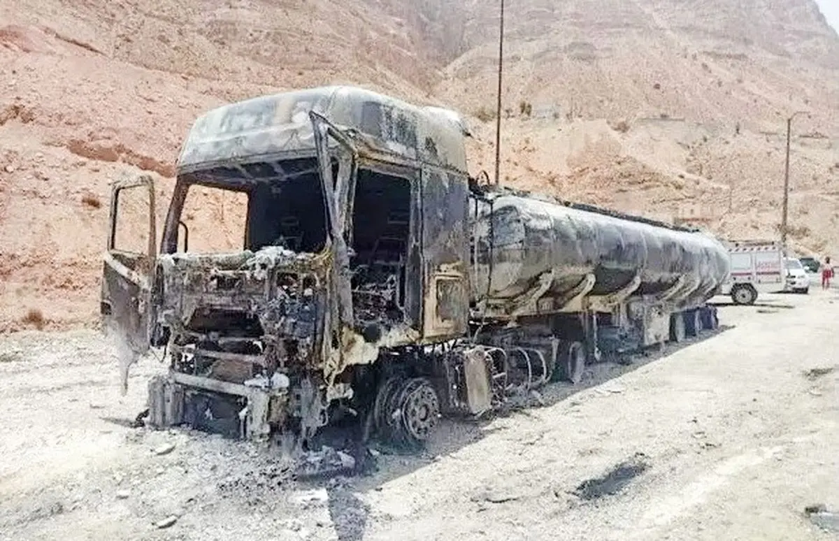 جهنم روی آسفالت داغ؛ انفجار مهیب در تونل 1200متری هرمزگان