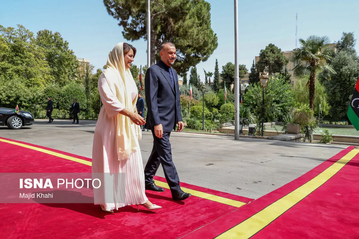 حجاب وزیر خارجه لیبی در تهران دور از چشم گشت ارشاد + تصاویر
