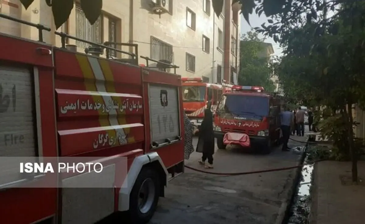 نجات ۲۰ کودک از حریق مرکز نگهداری کودکان گرگان