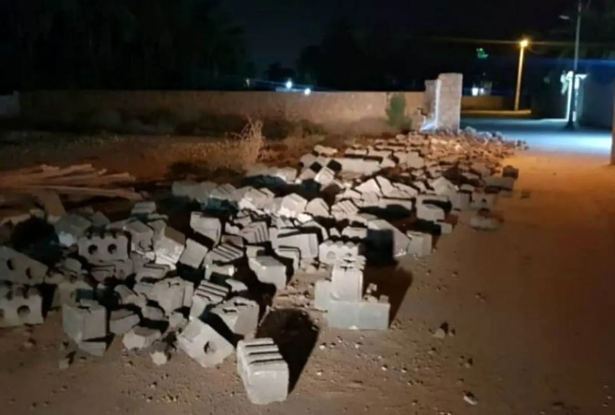 خسارت زلزله روز جمعه فارس به ساختمان‌ها + تصاویر
