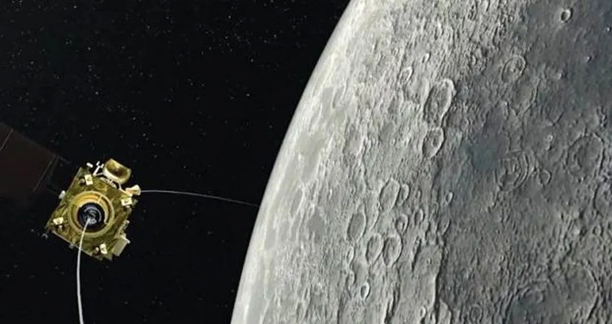 تماشا کنید | اولین تصاویر ماه که کاوشگر هندی به زمین فرستاد