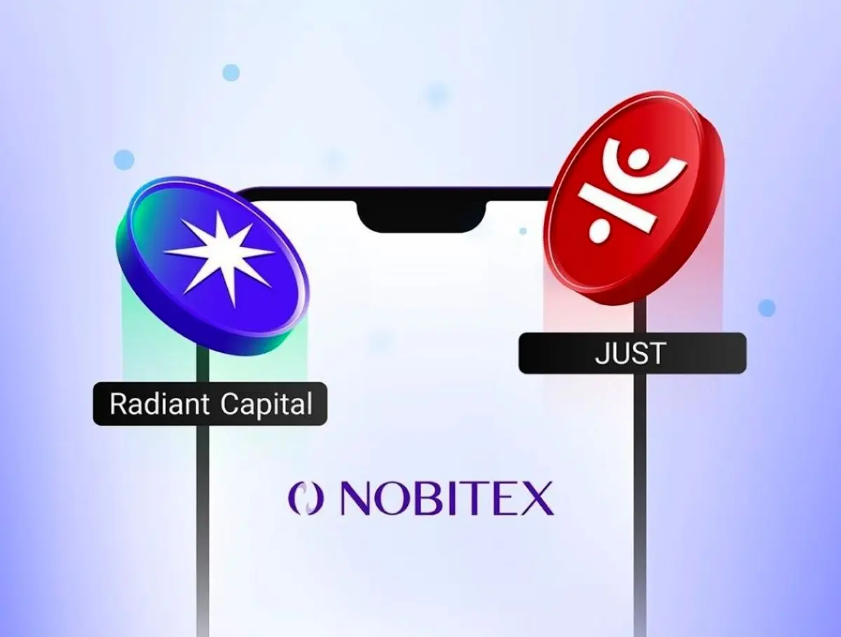 ارزهای دیجیتال RDNT و JST در نوبیتکس لیست شدند