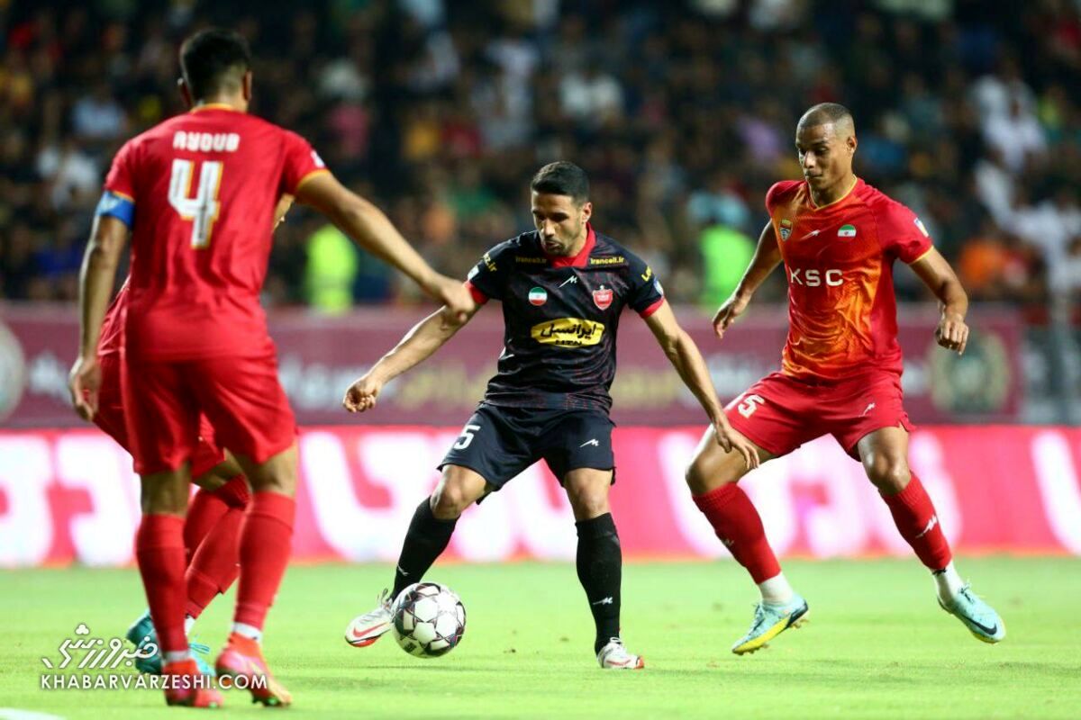 خلاصه بازی فولاد-پرسپولیس؛ بازگشت به رده دوم