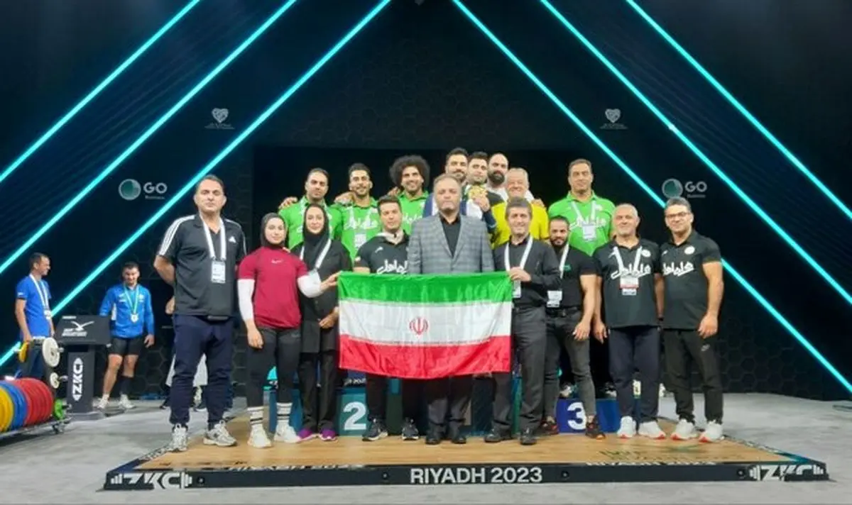تیم وزنه‌برداری ایران در عربستان صاحب مقام شد