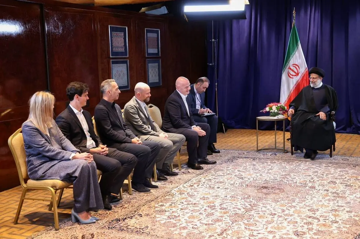 ملاقات رئیسی و اینفانتینو؛ ستارگان جهان در راه تهران