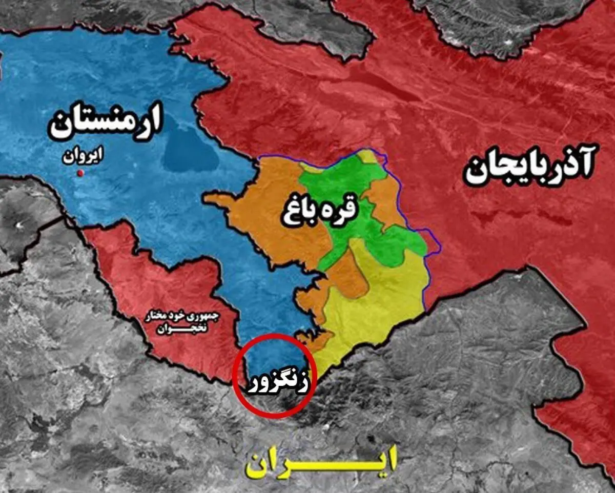 ایده جدید اردوغان؛ کریدور زنگزور از ایران عبور می‌کند!