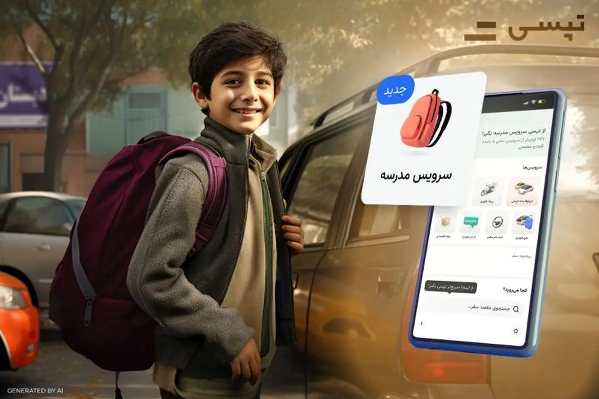 سرویس‌ مدرسه تپسی آغاز به کار کرد