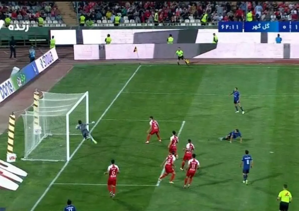 کارشناسی داوری؛ داور گل تیم گل‌گهر به پرسپولیس را ندید!