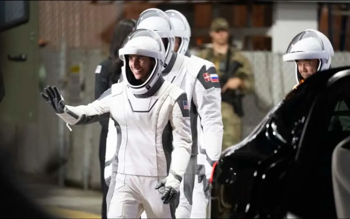 شکار لحظه خورشیدگرفتگی از فضا توسط یاسمین مقبلی