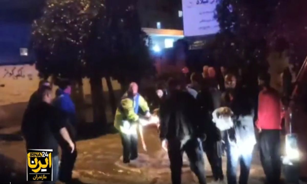 ویدئو | اولین تصاویر از سیل مرگبار در بهشهر با یک کشته