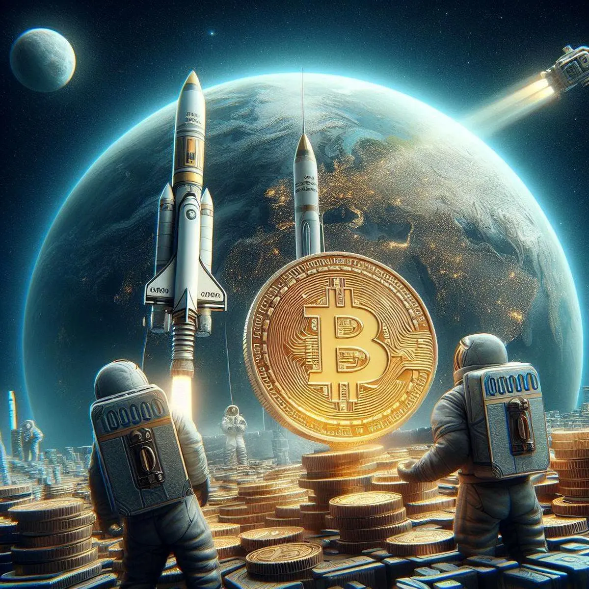 قیمت بیت کوین یک دهه پس از رکورد 1000 دلاری