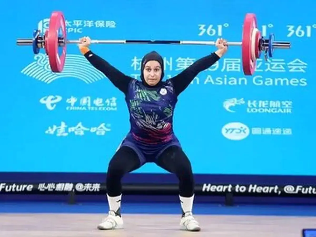رکوردشکنی دختر وزنه بردار ایرانی در قطر کاپ