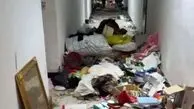 جمع‌آوری بیش از ۲۰ تن زباله از یک منزل مسکونی در منطقه ۵ تهران
