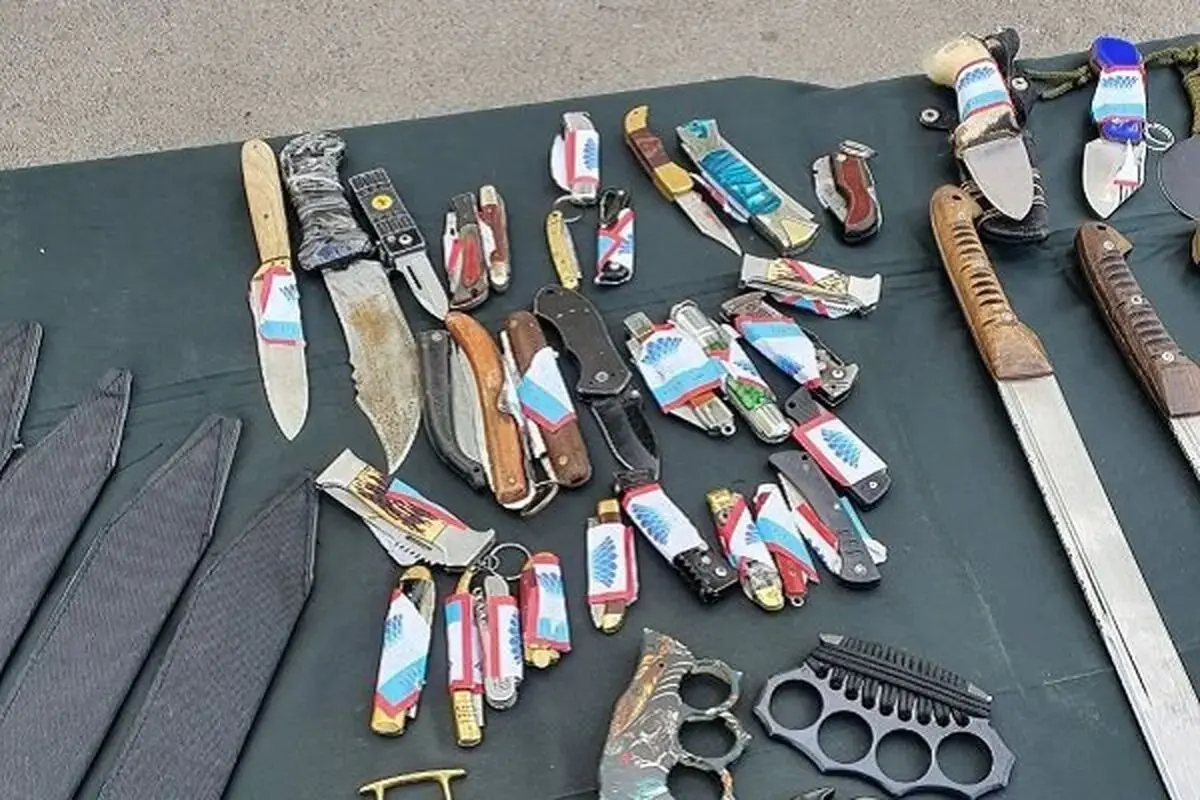 بازداشت ۱۳۱ نفر در اسلامشهر به دلیل حمل سلاح سرد