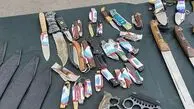 بازداشت ۱۳۱ نفر در اسلامشهر به دلیل حمل سلاح سرد
