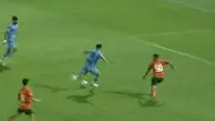 گل سوم چادرملو به مس رفسنجان توسط خسروی