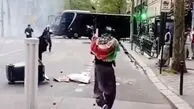 فرانسوي‌ها از اعتراض پناهجويان افغان به وحشت افتادند