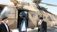 وضعیت نامساعد جوی منطقه سقوط بالگرد رئیس جمهور + عکس