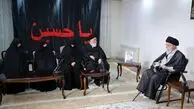 عکس | کوچک‌ترین نوه رئیسی در آغوش رهبر انقلاب