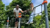 عکس‌| استوری پدر و پسری رضا قوچان‌نژاد با دوران