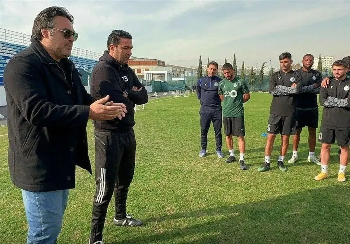 عکس‌| پیام آتیلا حجازی پس از بازگشت به جمع آبی‌ها