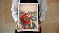 چوب حراج بر نقاشی اصلی جلد هری‌پاتر