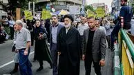 تصاویر جدید از برادر رهبر انقلاب در یک مراسم