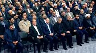 تصاویری از پزشکیان و قالیباف در دیدار با رهبری