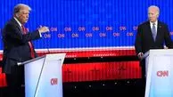 شکست بایدن مقابل ترامپ در اولین مناظره انتخاباتی + عکس