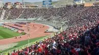 پسر رئیس جمهور در جمع تماشاگران دیدار پرسپولیس + عکس