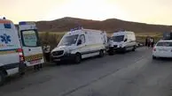 سه کشته و ۲۴ مصدوم در پی انحراف و واژگونی هفت خودرو